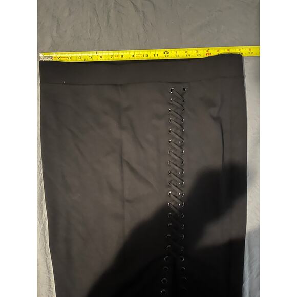 Torrid Black Lace-Up Pencil Skirt 2X NWT – Stretch Bodycon High Waist - Picture 5 of 6